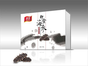 潤(rùn)龍食品系列即食海參禮盒包裝設(shè)計(jì)