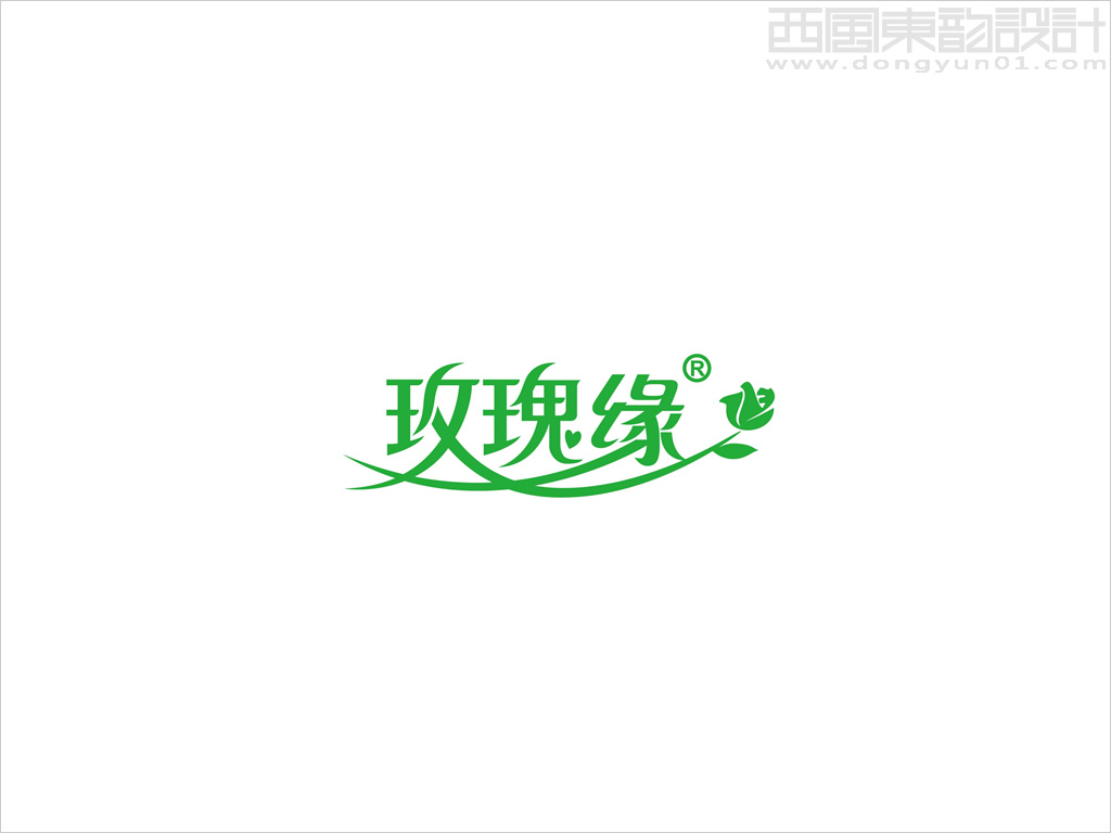 玫瑰緣logo設(shè)計