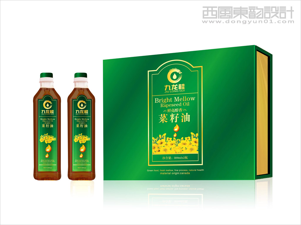 澳加糧油工業(yè)有限公司菜籽油禮盒設(shè)計(jì)、菜籽油瓶簽設(shè)計(jì)