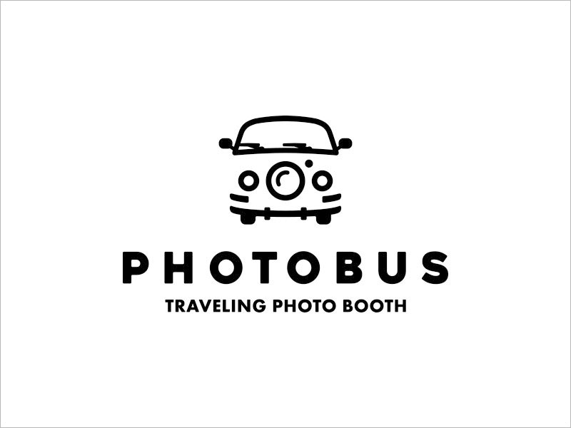 PHOTOBUS TRAVELING PHOTO BOOTH LOGO設計