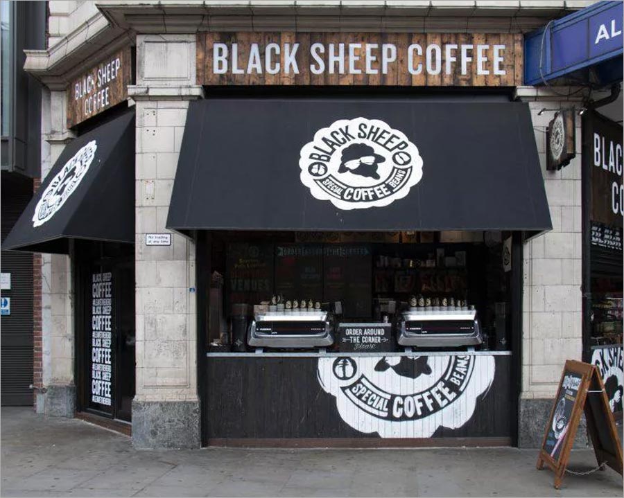 Black Sheep Coffee logo設(shè)計