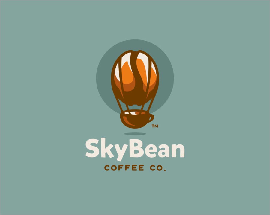 SkyBean Coffee Co. 徽標設(shè)計