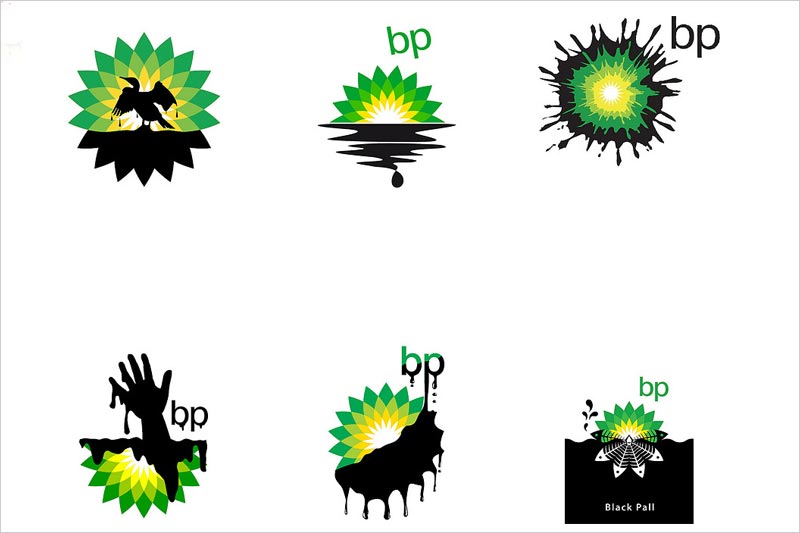 BP 標志設(shè)計被惡搞