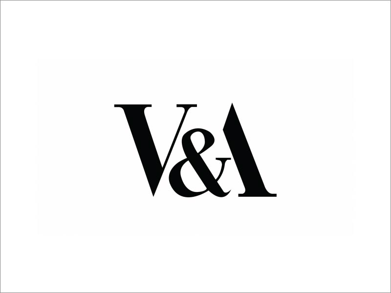 V＆A logo設(shè)計，由Alan Fletcher在1990年設(shè)計，至今仍在使用