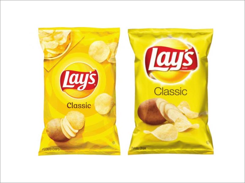 Lay's樂事薯片休閑食品包裝重新設(shè)計(jì)增加社交媒體友好度