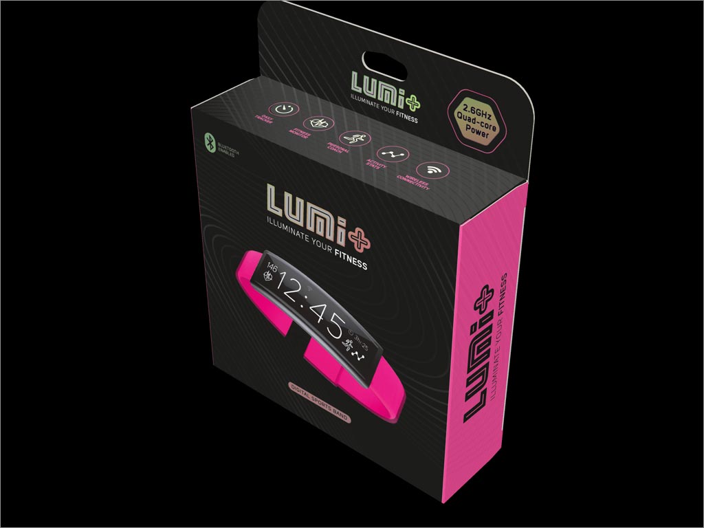 LUMI+電子手環(huán)包裝設計