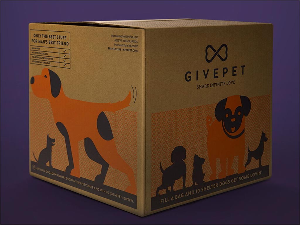 GivePet狗糧外箱包裝設(shè)計