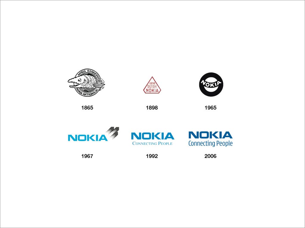 NOKIA logo設(shè)計(jì)及其演變過(guò)程