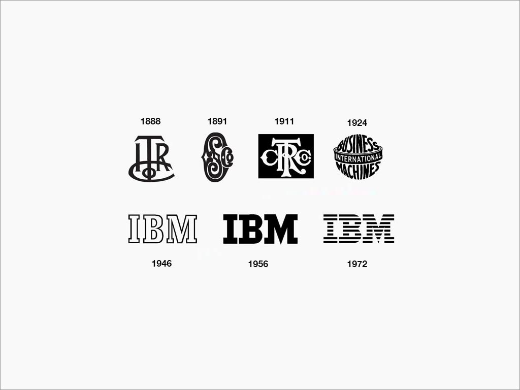 IBM Logo設(shè)計(jì)及其演變過(guò)程