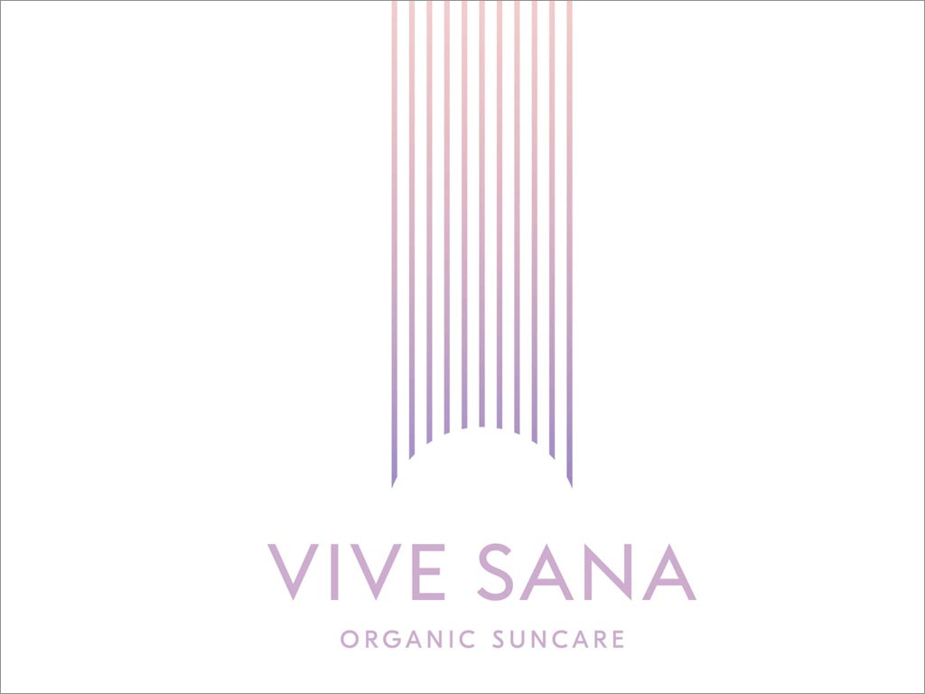 Vive Sana防曬霜品牌logo設(shè)計