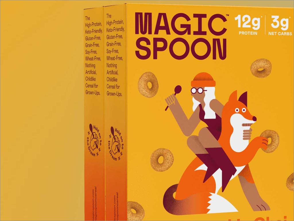 Magic Spoon兒童谷物食品包裝設(shè)計(jì)