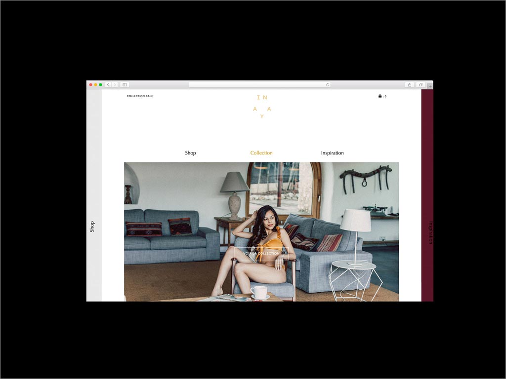 Inaya Lingerie內衣網(wǎng)站頁面設計