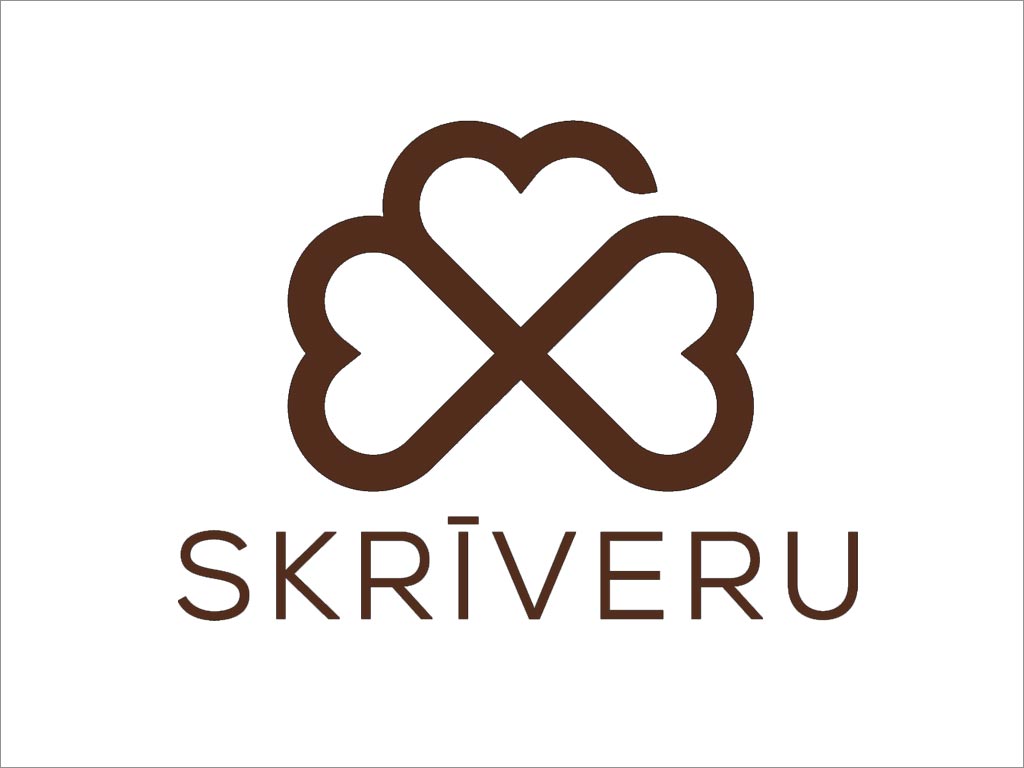 拉脫維亞Skrīveru巧克力糖果logo設(shè)計