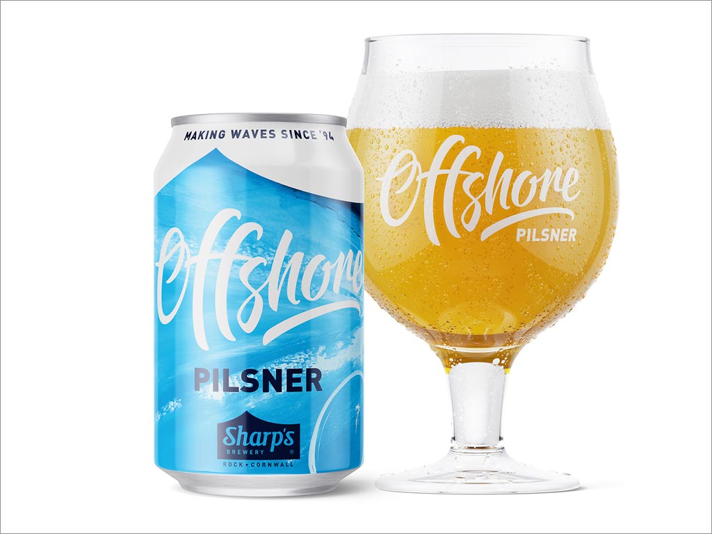 Offshore Pilsner易拉罐啤酒包裝設計