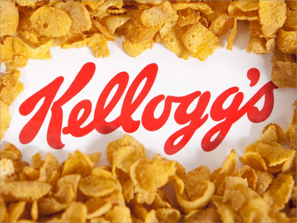 Kellogg's兒童谷物麥片糊食品logo設(shè)計(jì)