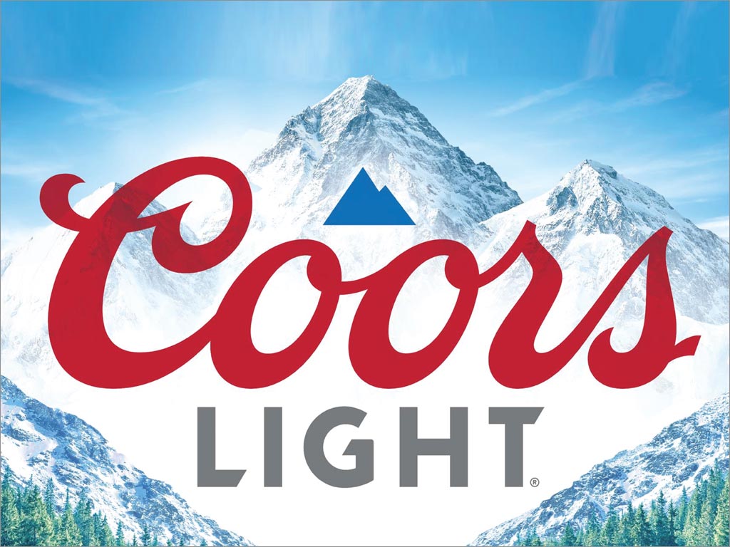 美國(guó)Coors Light啤酒logo設(shè)計(jì)