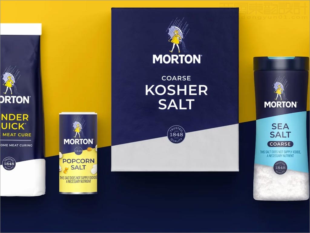 美國Morton食用鹽包裝重新優(yōu)化設計