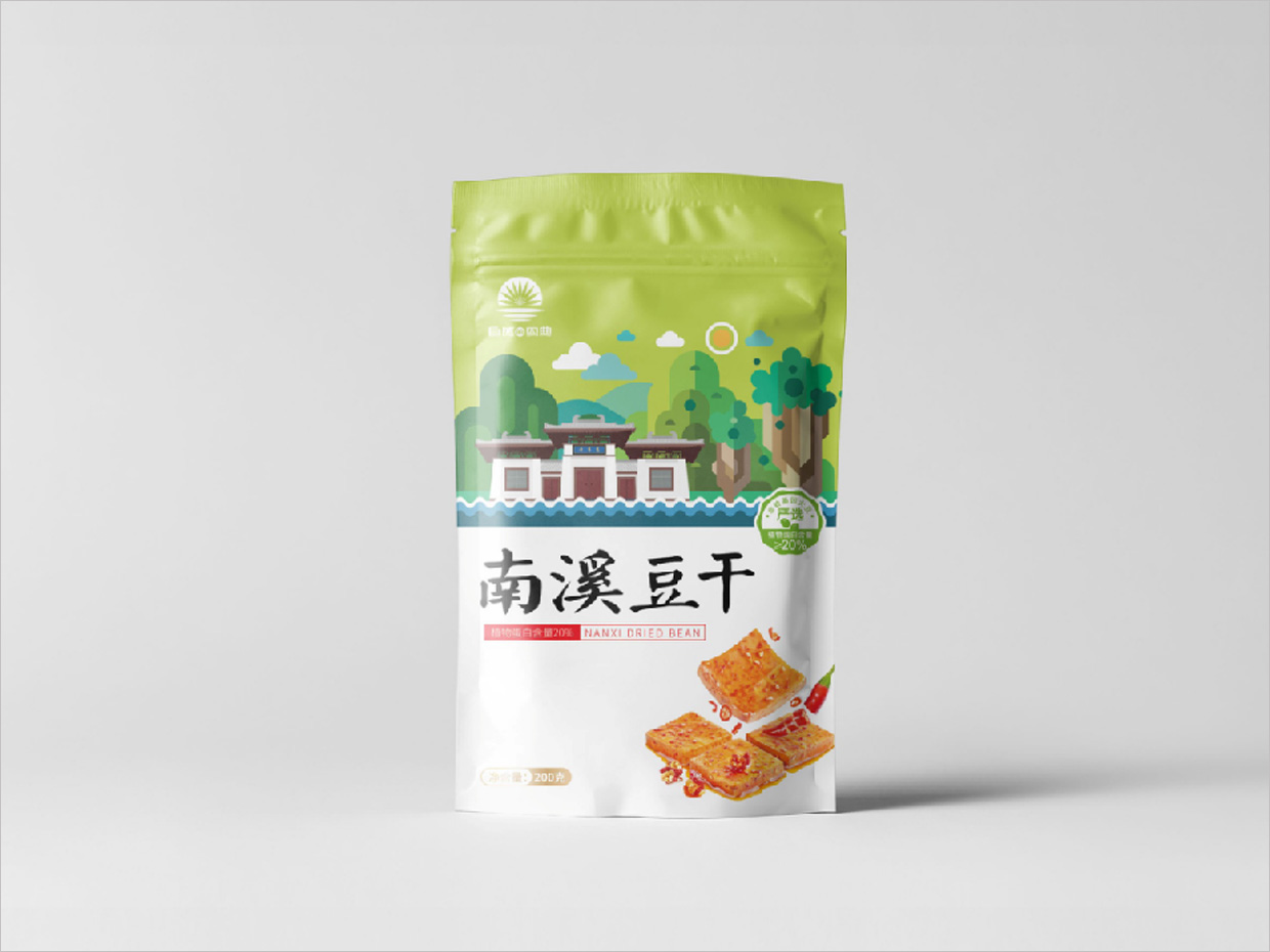 自然的恩典產(chǎn)品包裝設(shè)計之南溪豆干包裝設(shè)計